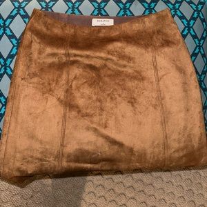 Suede A-line Aritzia Skirt